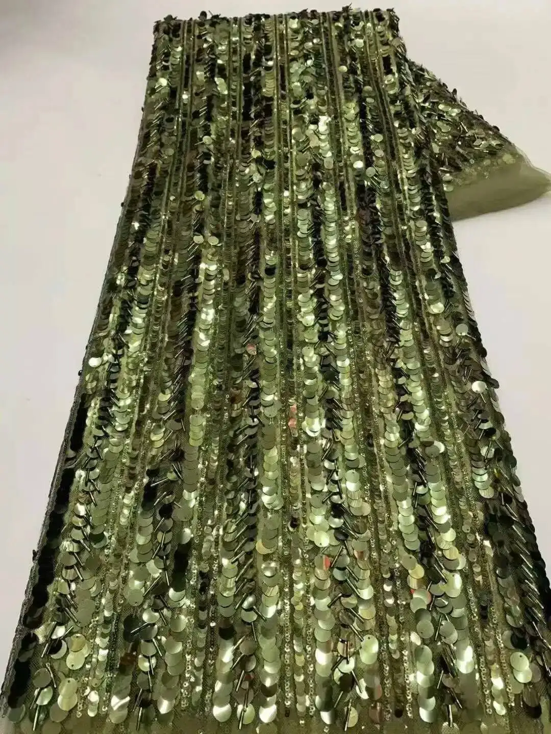 5Yards French Net Embroidery Sequins Tulle Lace Fabric High Quality African Mesh Lace Fabric For Women Evening Party Dress
5Yards French Net Embroidery Sequins Tulle Lace Fabric High Quality African Mesh Lace Fabric For Women Evening Party Dress