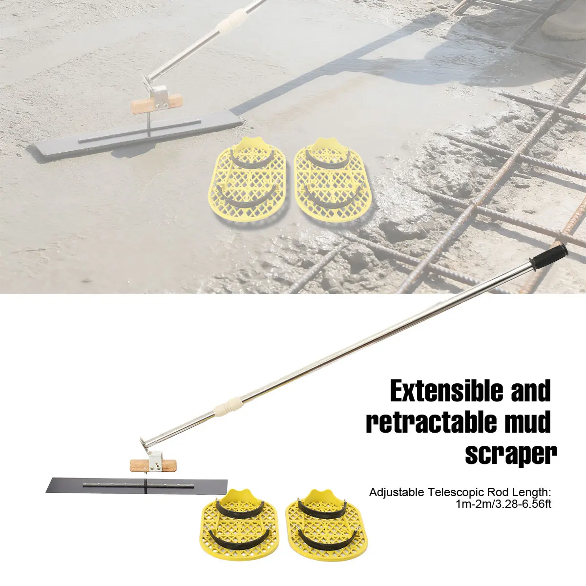 Long Handle Concrete Trowel Cement Surface Smoothing Tool with Finishing Shoes Domestic Industrial Cement Surface Smoothing Tool
Long Handle Concrete Trowel Cement Surface Smoothing Tool with Finishing Shoes Domestic Industrial Cement Surface Smoothing Tool