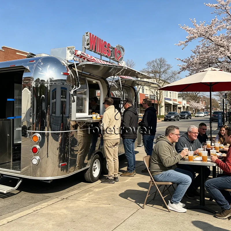 New Design Hot Dog Food Cart Fancy Food Truck Trailer Mobile Food Truck Fast Food Truck with Concession Window
New Design Hot Dog Food Cart Fancy Food Truck Trailer Mobile Food Truck Fast Food Truck with Concession Window