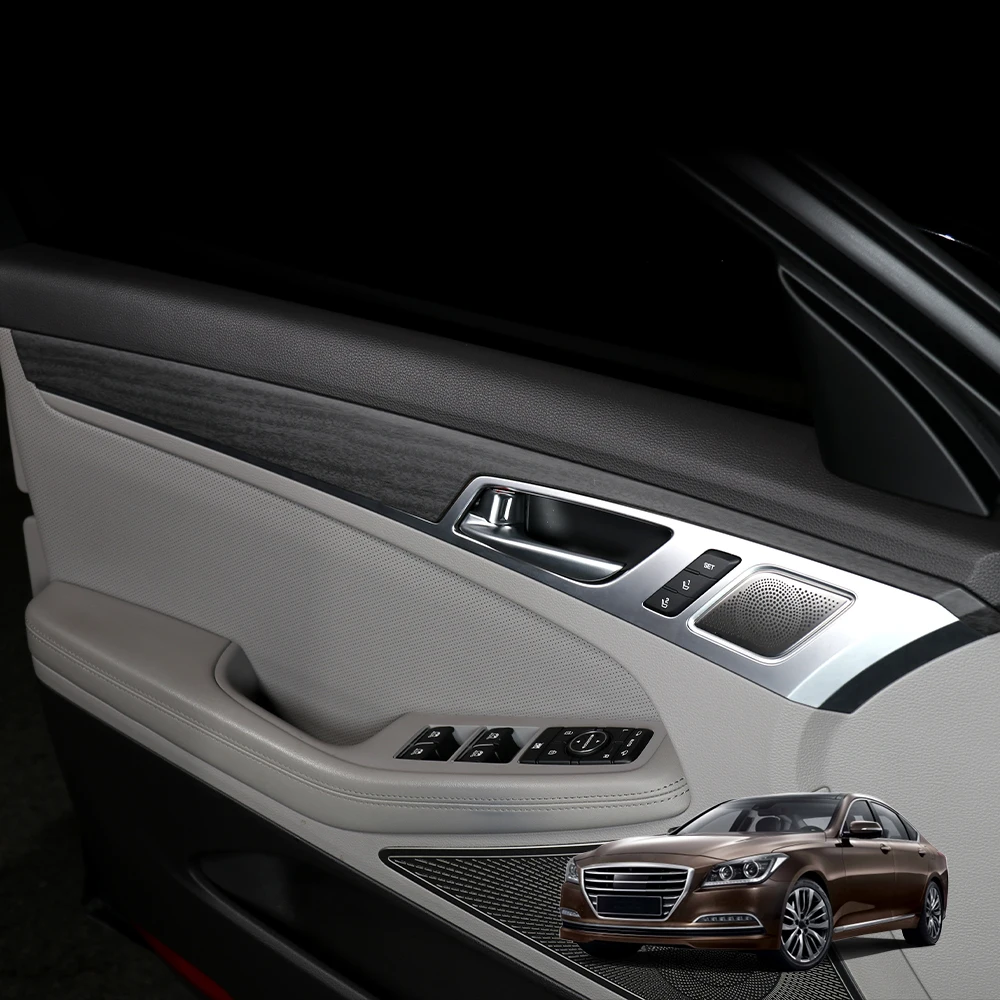 4Pcs For Genesis G80 DH 2015-2020 LHD ABS Inner Door Panel Cover Trim Protection Guard Car Accessories
4Pcs For Genesis G80 DH 2015-2020 LHD ABS Inner Door Panel Cover Trim Protection Guard Car Accessories