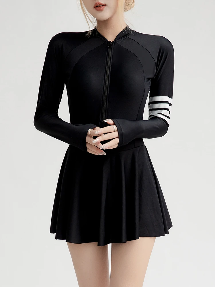 plus Size Swimsuit Long Sve Thermal Fem Sle Conservative Design High Elastici Nylon Spandex Slimming Effect
plus Size Swimsuit Long Sve Thermal Fem Sle Conservative Design High Elastici Nylon Spandex Slimming Effect