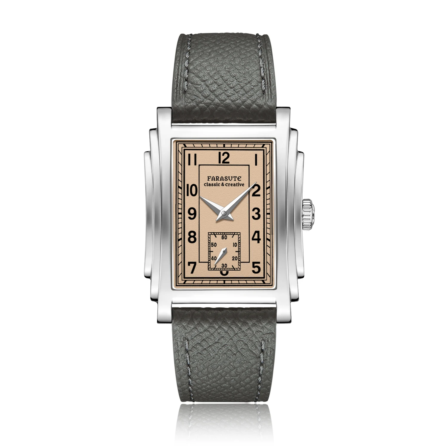 Square watch retro fine grinding square charm of Huichuan design concept manual mechanical men's commuter watch
Square watch retro fine grinding square charm of Huichuan design concept manual mechanical men's commuter watch