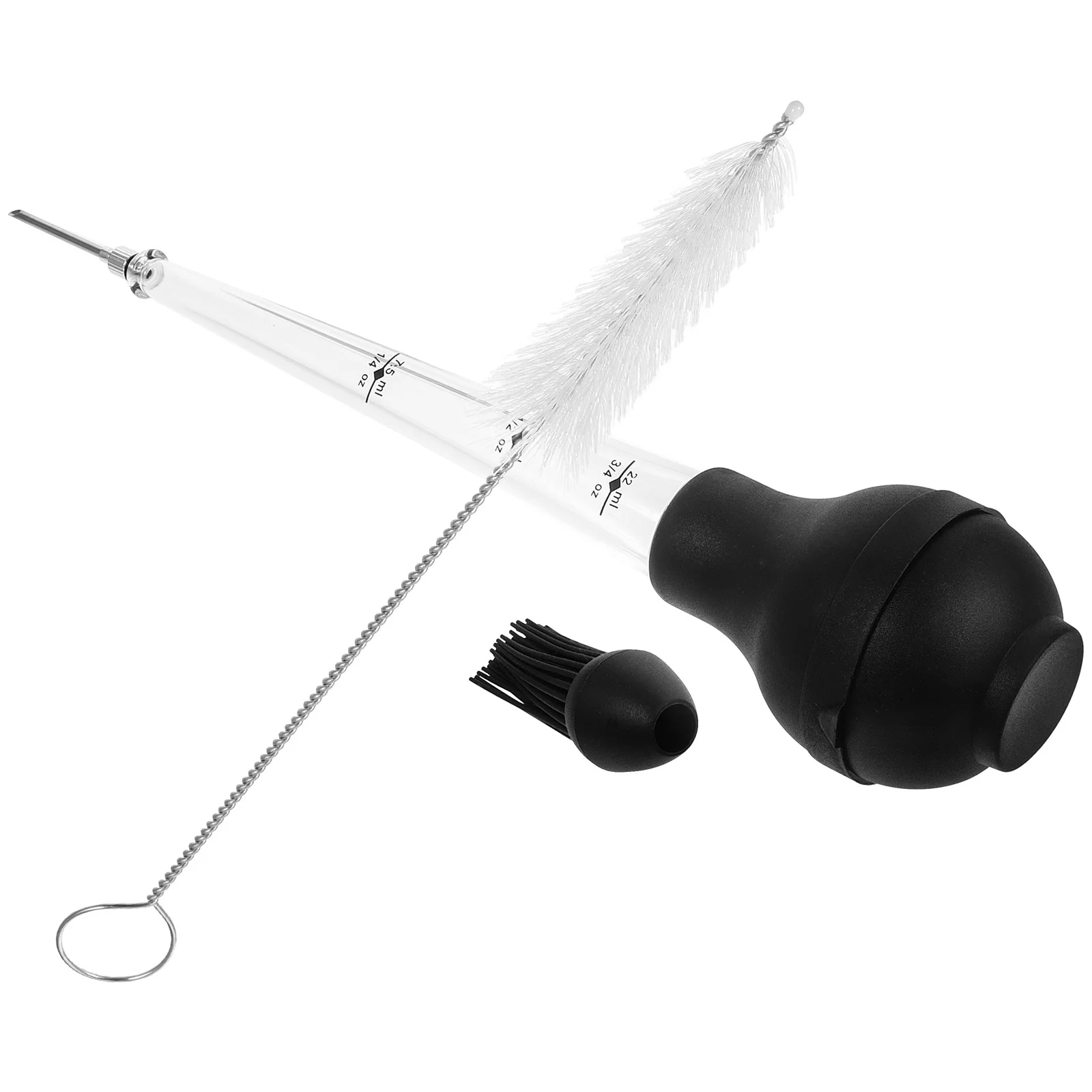 1Set Stainless Steel Turkey Flavor Injector Needle Meat Condiment Injector for Home Bbq Oil Suction Pump
1Set Stainless Steel Turkey Flavor Injector Needle Meat Condiment Injector for Home Bbq Oil Suction Pump