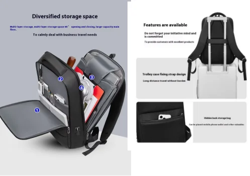 USB Charging Men's Business, Splash Proof, Travel, Computer Business Trips, College Student Backpack For Men
USB Charging Men's Business, Splash Proof, Travel, Computer Business Trips, College Student Backpack For Men