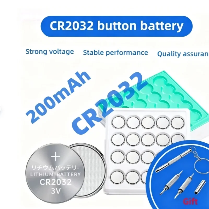 CR2032 CR 2032 Button Battery DL2032 3V Lithium Battery For Watch Toy Calculator Car Remote Control Button Coin Cell
CR2032 CR 2032 Button Battery DL2032 3V Lithium Battery For Watch Toy Calculator Car Remote Control Button Coin Cell