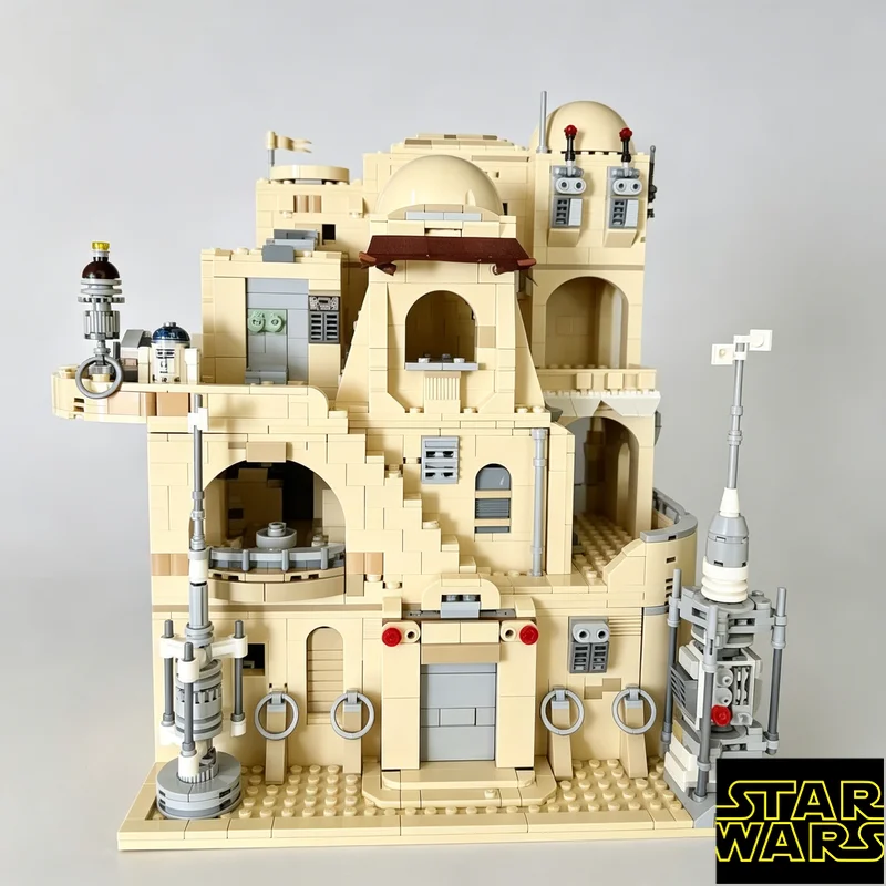 2485pcs MOC Modular Mos Eisley Cantina Star Wars Construction Set Home Decoration Architecture Puzzle Assembly DIY Set
2485pcs MOC Modular Mos Eisley Cantina Star Wars Construction Set Home Decoration Architecture Puzzle Assembly DIY Set
