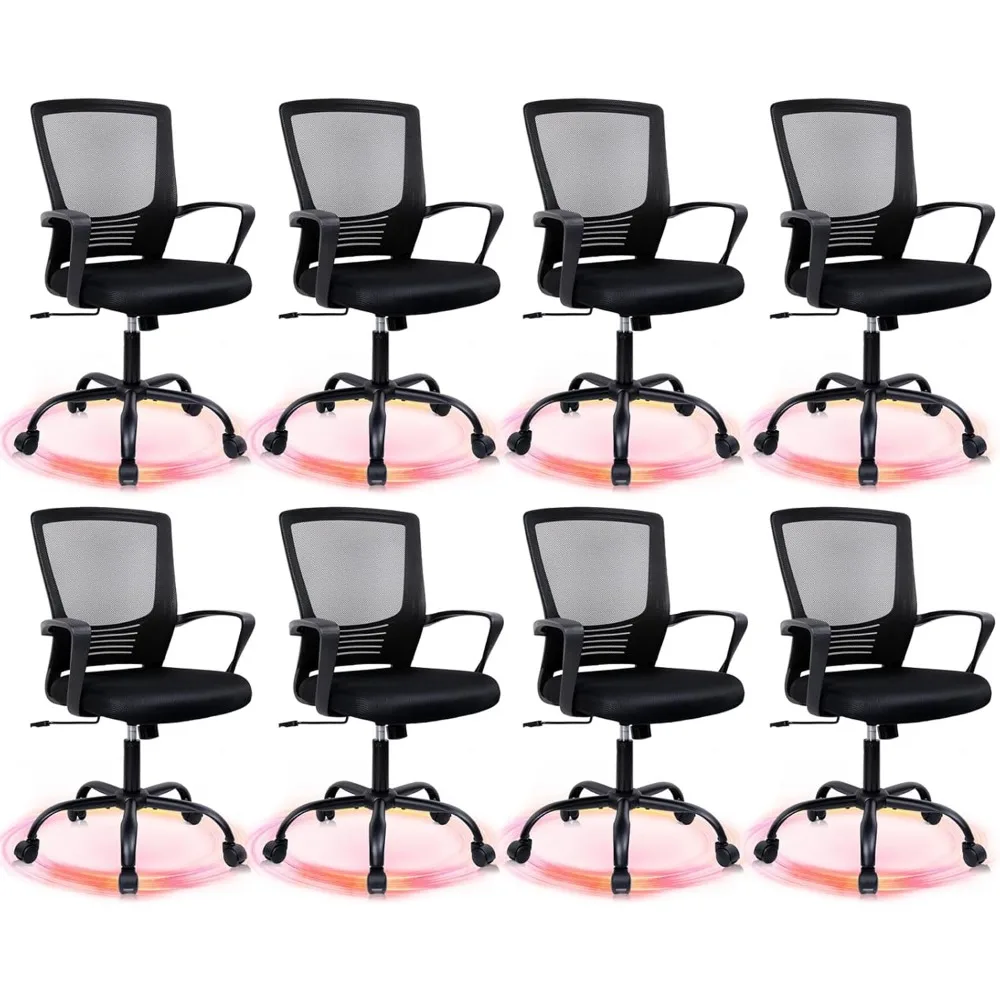 Office Chair Ergonomic Rolling Computer Desk Chair with Lumbar Support, Mesh Swivel Executive Chairs with Armrest Wheels for Ho
Office Chair Ergonomic Rolling Computer Desk Chair with Lumbar Support, Mesh Swivel Executive Chairs with Armrest Wheels for Ho