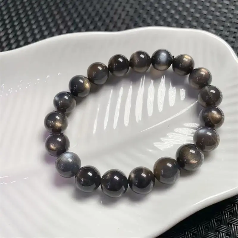 10.5MM Natural Black Skeletal Quartz Bracelet Fashion Gemstone Crystal Jewelry Bangle For Women Healing Gift 1PCS
10.5MM Natural Black Skeletal Quartz Bracelet Fashion Gemstone Crystal Jewelry Bangle For Women Healing Gift 1PCS