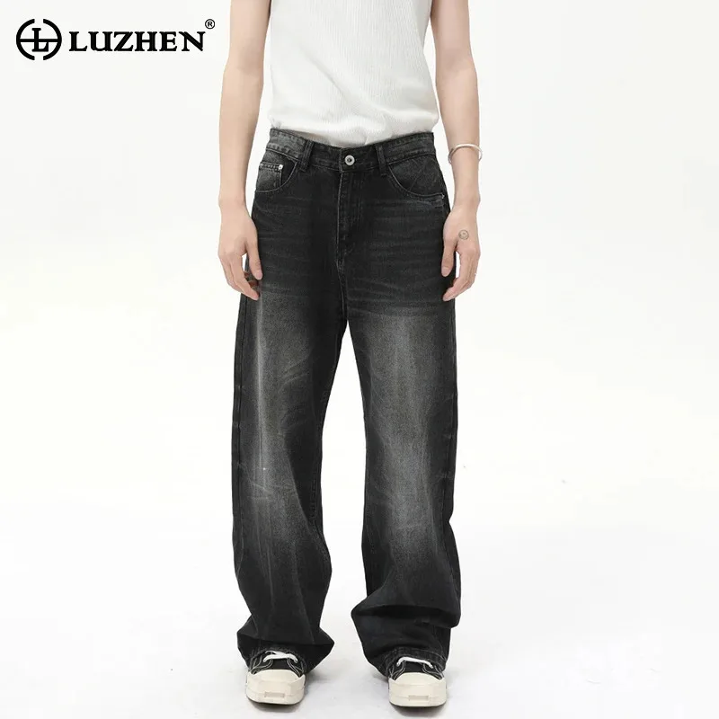 LUZHEN Gradient Washed Loose Straight Tube Denim Pants Men's 2025 New High Quality Elegant Original Casual Jeans Clothes JY1751
LUZHEN Gradient Washed Loose Straight Tube Denim Pants Men's 2025 New High Quality Elegant Original Casual Jeans Clothes JY1751