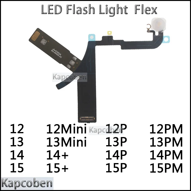 LED Flash Light Sensor Flex Cable Replacement Part for IPhone 12 13 14 15 Plus Mini Pro Max Proximity Distance Ambient
LED Flash Light Sensor Flex Cable Replacement Part for IPhone 12 13 14 15 Plus Mini Pro Max Proximity Distance Ambient