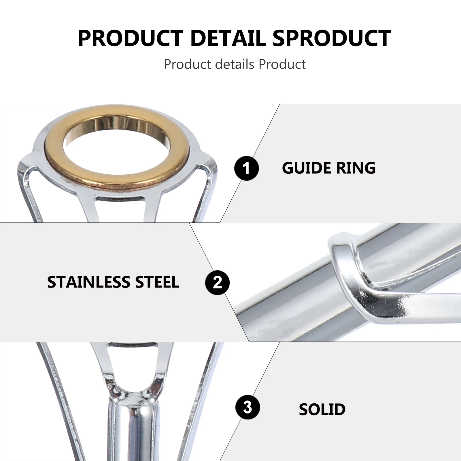 5pcs Fishing Rod Guide Ring Accessories Stainless Steel Durable Reusable Small Size Gifts Enthusiast Family Fishing
5pcs Fishing Rod Guide Ring Accessories Stainless Steel Durable Reusable Small Size Gifts Enthusiast Family Fishing