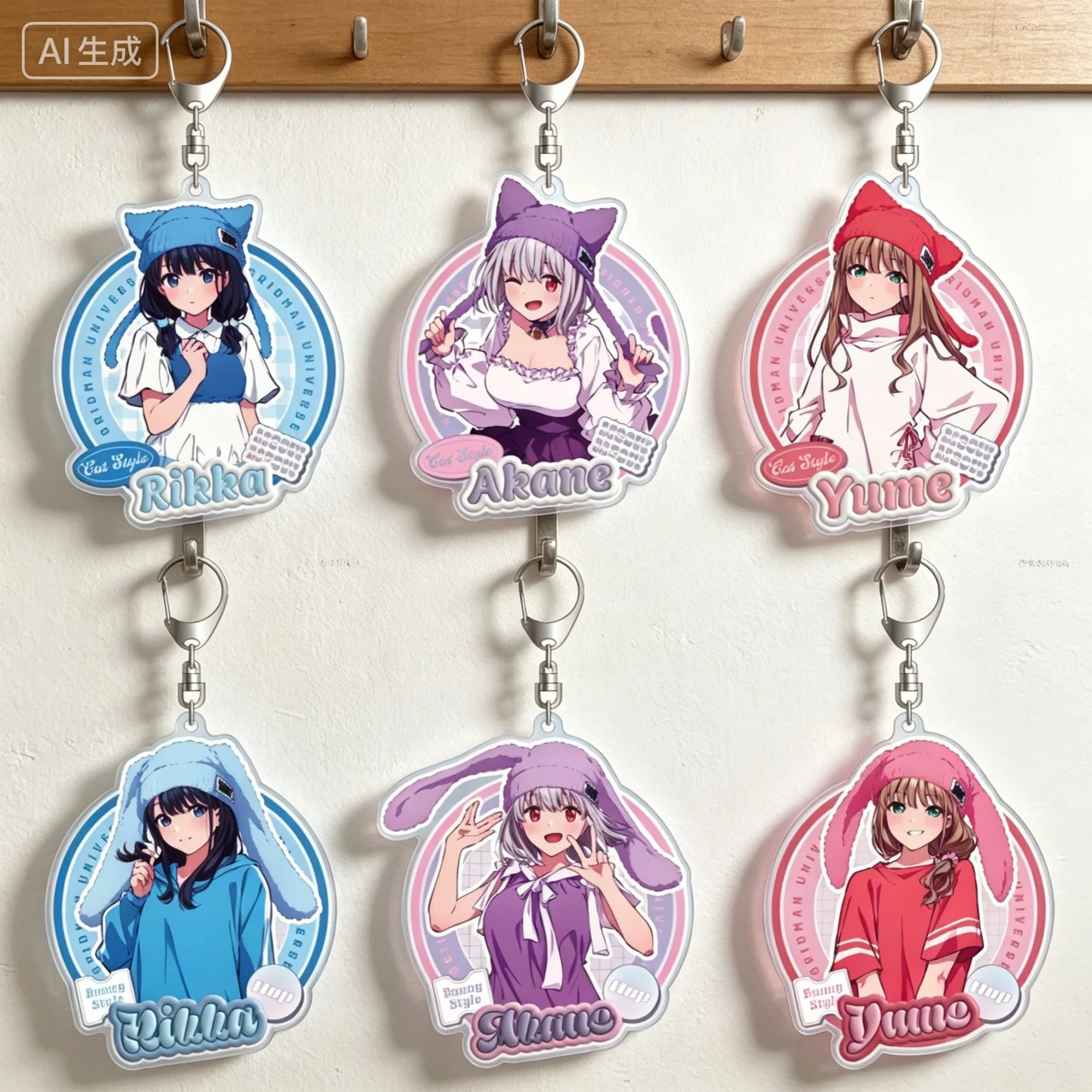 Anime GRIDMAN UNIVERSE Cat plush doll version Rikka Takarada Acrylic Pendant Keychains Bag Decorations
Anime GRIDMAN UNIVERSE Cat plush doll version Rikka Takarada Acrylic Pendant Keychains Bag Decorations
