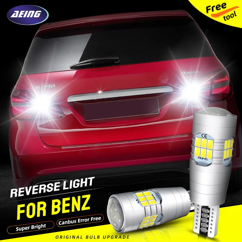 2*T15 LED Reverse Light Blubs No Error For Mercedes-Benz A-Class B-Class W176 W177 V177 W246 W242 W247 A200 A220 A250 B200 B220
2*T15 LED Reverse Light Blubs No Error For Mercedes-Benz A-Class B-Class W176 W177 V177 W246 W242 W247 A200 A220 A250 B200 B220