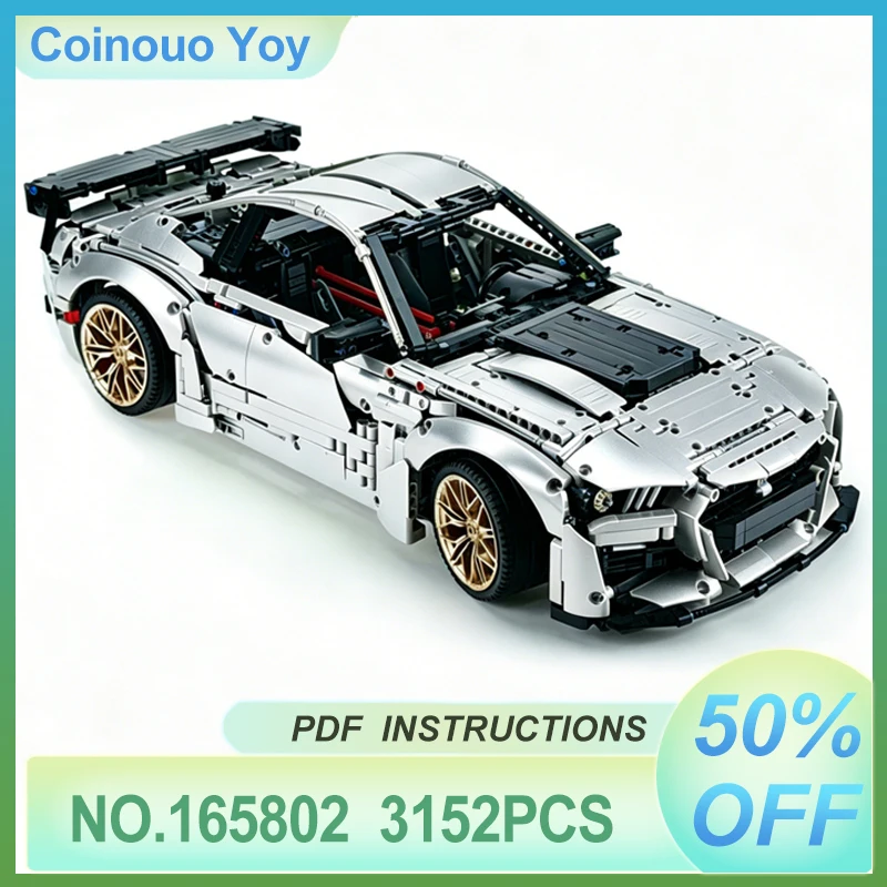 Imaginative Technical Metallic Plating Super Sport Vehicle 1:8 MOC 165802 Buidling Block Brick Puzzle DIY Toy Christmas Gift Kid
Imaginative Technical Metallic Plating Super Sport Vehicle 1:8 MOC 165802 Buidling Block Brick Puzzle DIY Toy Christmas Gift Kid