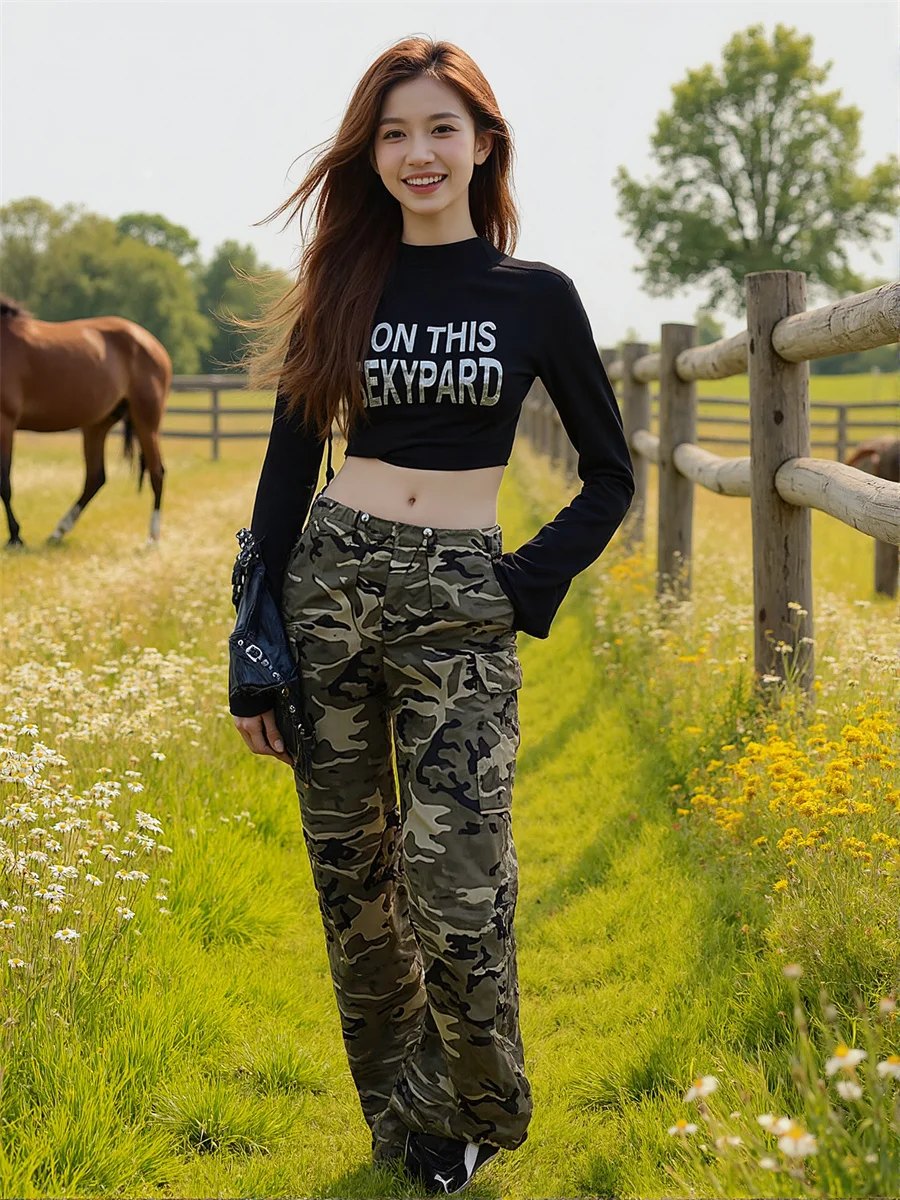 Женские брюки-карго, трендовые широкие брюки с перекрещивающейся талией, женские уникальные детали, модные, прямые, повседневные, элегантные, шикарные, современные
Женские брюки-карго, трендовые широкие брюки с перекрещивающейся талией, женские уникальные детали, модные, прямые, повседневные, элегантные, шикарные, современные