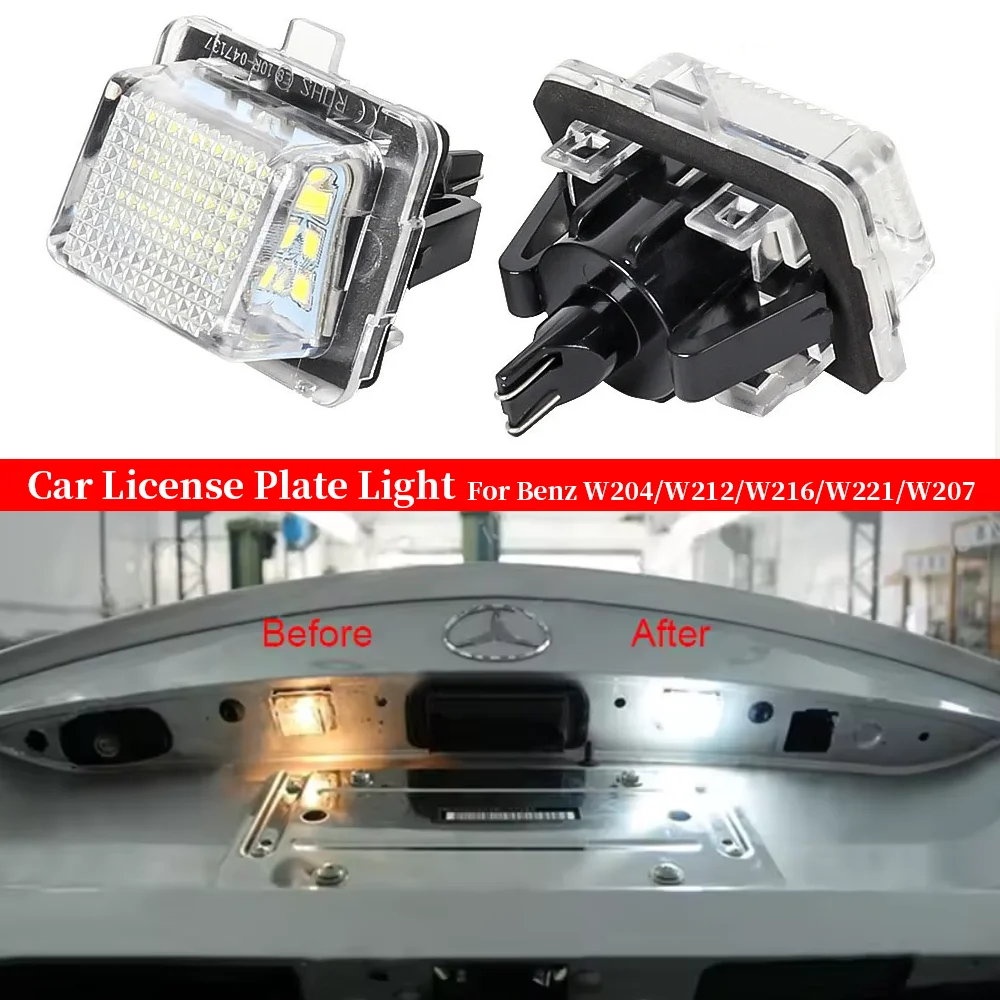 High Brightness Number Plate Lamp for Mercedes Benz W204(5D) W212 W216 W221 W207 LED Energy Saving Car License Plate Light
High Brightness Number Plate Lamp for Mercedes Benz W204(5D) W212 W216 W221 W207 LED Energy Saving Car License Plate Light