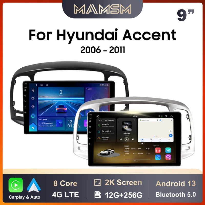 Автомобильный радиоприемник MAMSM для Hyundai Accent 3 2006-2009 2010 2011 Android Мультимедийный видеоплеер 4G GPS Carplay Автоматические системы головное устройство
Автомобильный радиоприемник MAMSM для Hyundai Accent 3 2006-2009 2010 2011 Android Мультимедийный видеоплеер 4G GPS Carplay Автоматические системы головное устройство