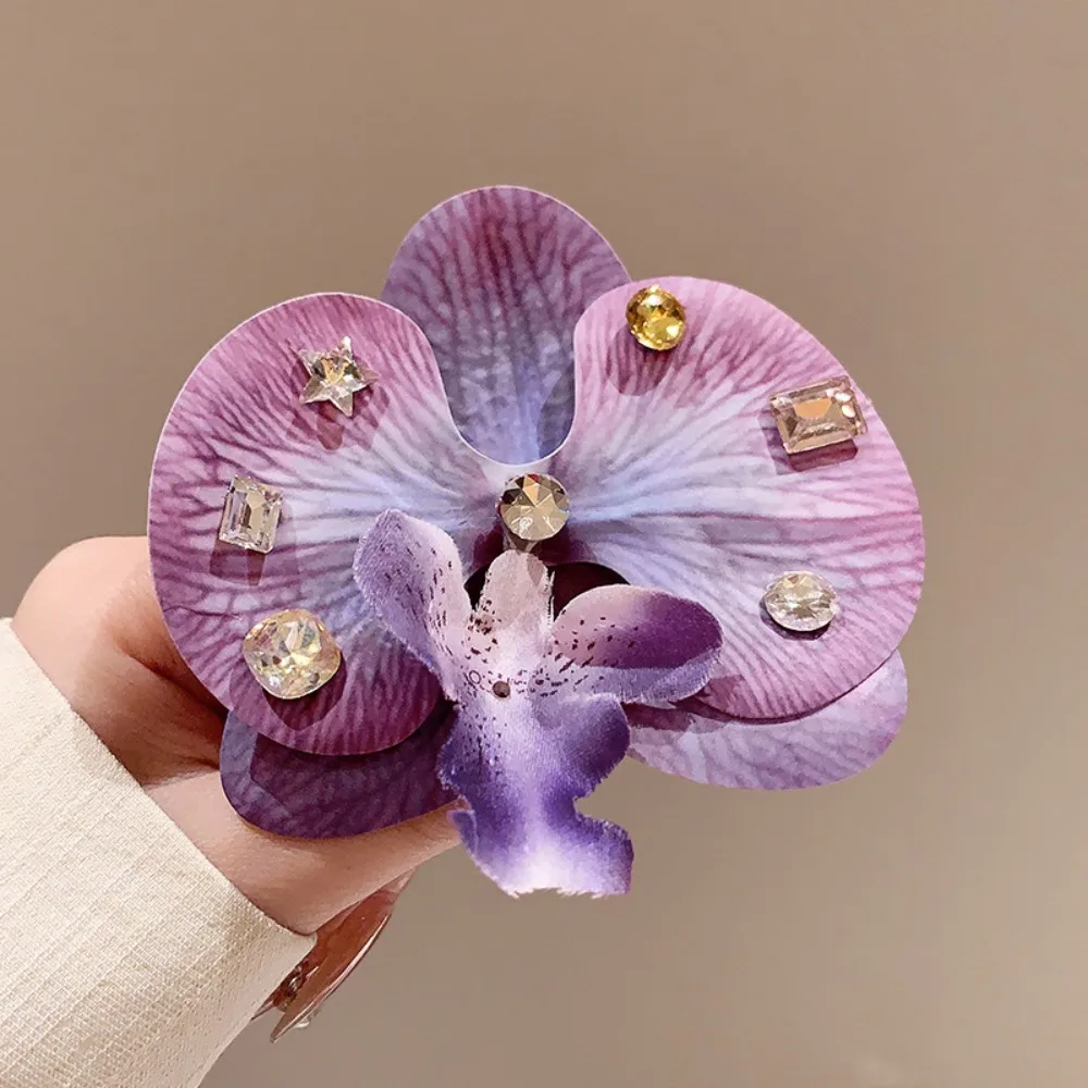 Butterfly Orchid Orchid Flower Hairpin Crystal Korean Style Bohemia Barrettes Hair Accessories Sweet Duckbill Clip Photograph
Butterfly Orchid Orchid Flower Hairpin Crystal Korean Style Bohemia Barrettes Hair Accessories Sweet Duckbill Clip Photograph