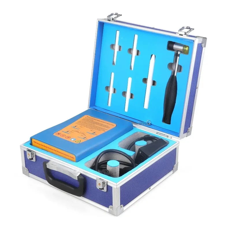 Машина для ремонта вмятин автомобиля, удаление вмятин на кузове, оборудование для индукционного нагрева, автомобильный ремонт вмятин, безкрасочный ремонт
Машина для ремонта вмятин автомобиля, удаление вмятин на кузове, оборудование для индукционного нагрева, автомобильный ремонт вмятин, безкрасочный ремонт