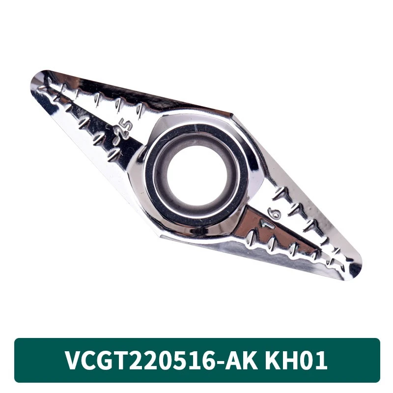 VCGT220516 VCGT220520 VCGT220530-AK H01 Copper aluminum wood processing wheel hub CNC cutting tool
VCGT220516 VCGT220520 VCGT220530-AK H01 Copper aluminum wood processing wheel hub CNC cutting tool