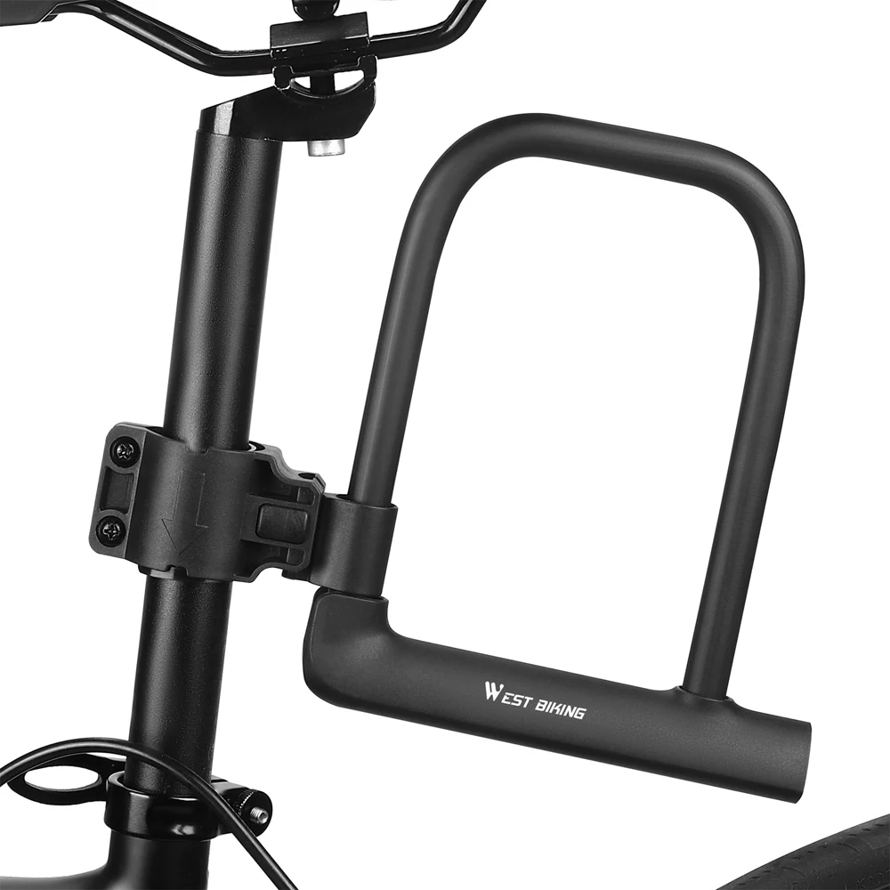 Замок для велосипеда WEST BIKING U-образный, усиленный, противоугонный, для велосипедов, мотоциклов, с 2 ключами и держателем для замка, для велосипедов, мотоциклов, скутеров
Замок для велосипеда WEST BIKING U-образный, усиленный, противоугонный, для велосипедов, мотоциклов, с 2 ключами и держателем для замка, для велосипедов, мотоциклов, скутеров