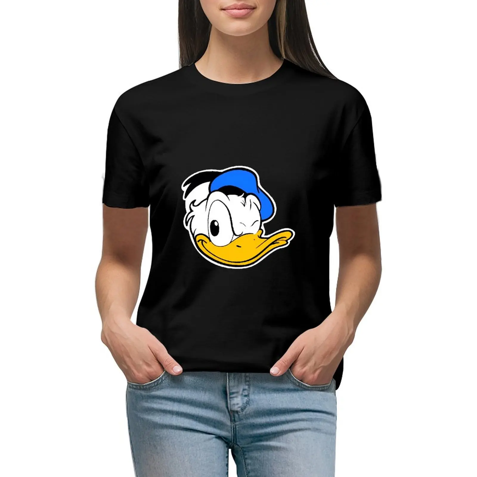 Модная футболка Disney с Дональдом Даком Y2k, женская одежда, летние повседневные милые футболки, одежда
Модная футболка Disney с Дональдом Даком Y2k, женская одежда, летние повседневные милые футболки, одежда