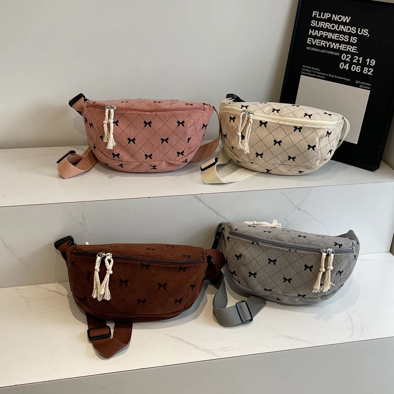Корейская мода, милые поясные сумки с бантом для девочек, регулируемый ремень, женские повседневные сумки через плечо, уличная поясная сумка
Корейская мода, милые поясные сумки с бантом для девочек, регулируемый ремень, женские повседневные сумки через плечо, уличная поясная сумка