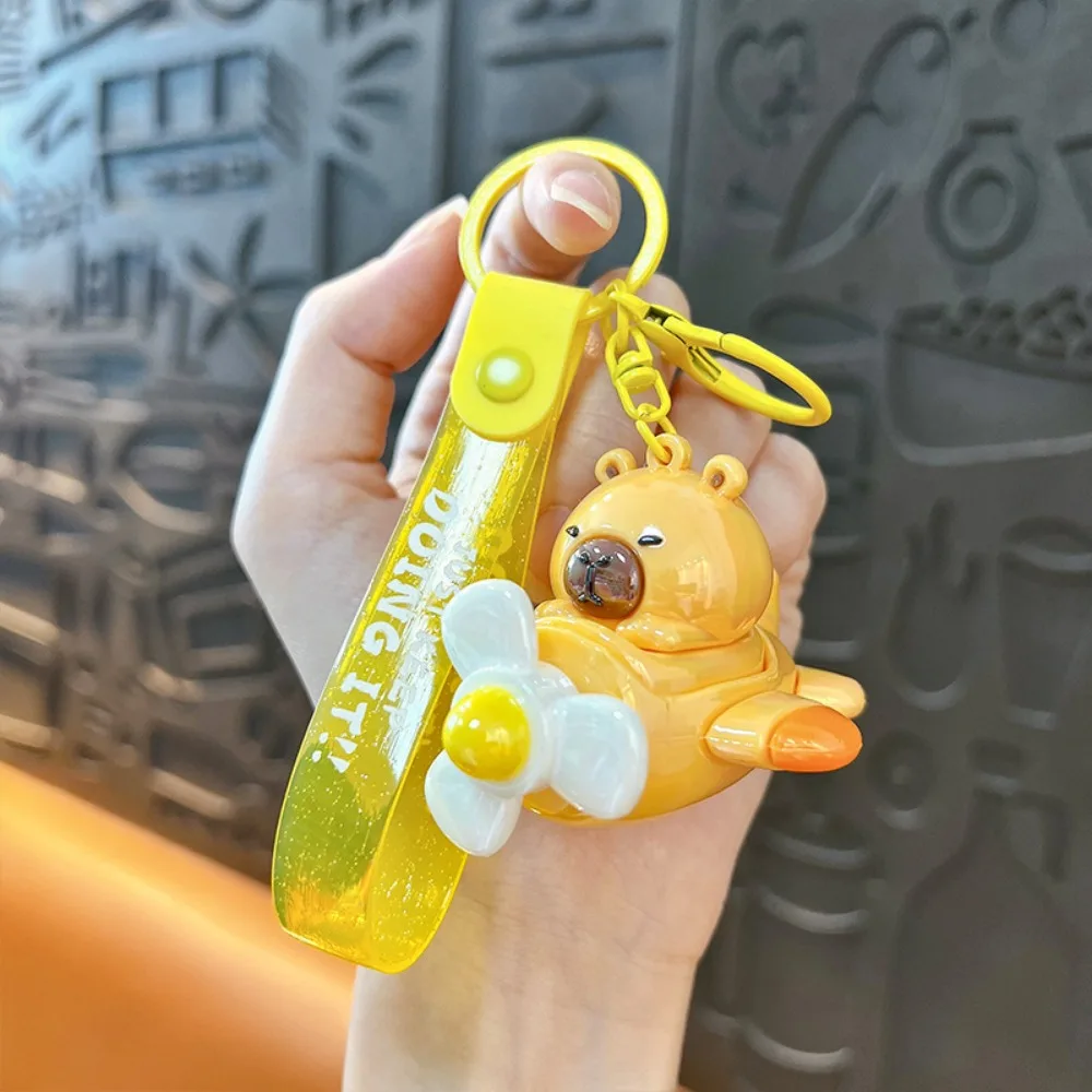 Cartoon Capybara Doll Fighter Keychain Cute Rotating Small Plane Capybara Car Pendant UV Electroplating Stars
Cartoon Capybara Doll Fighter Keychain Cute Rotating Small Plane Capybara Car Pendant UV Electroplating Stars