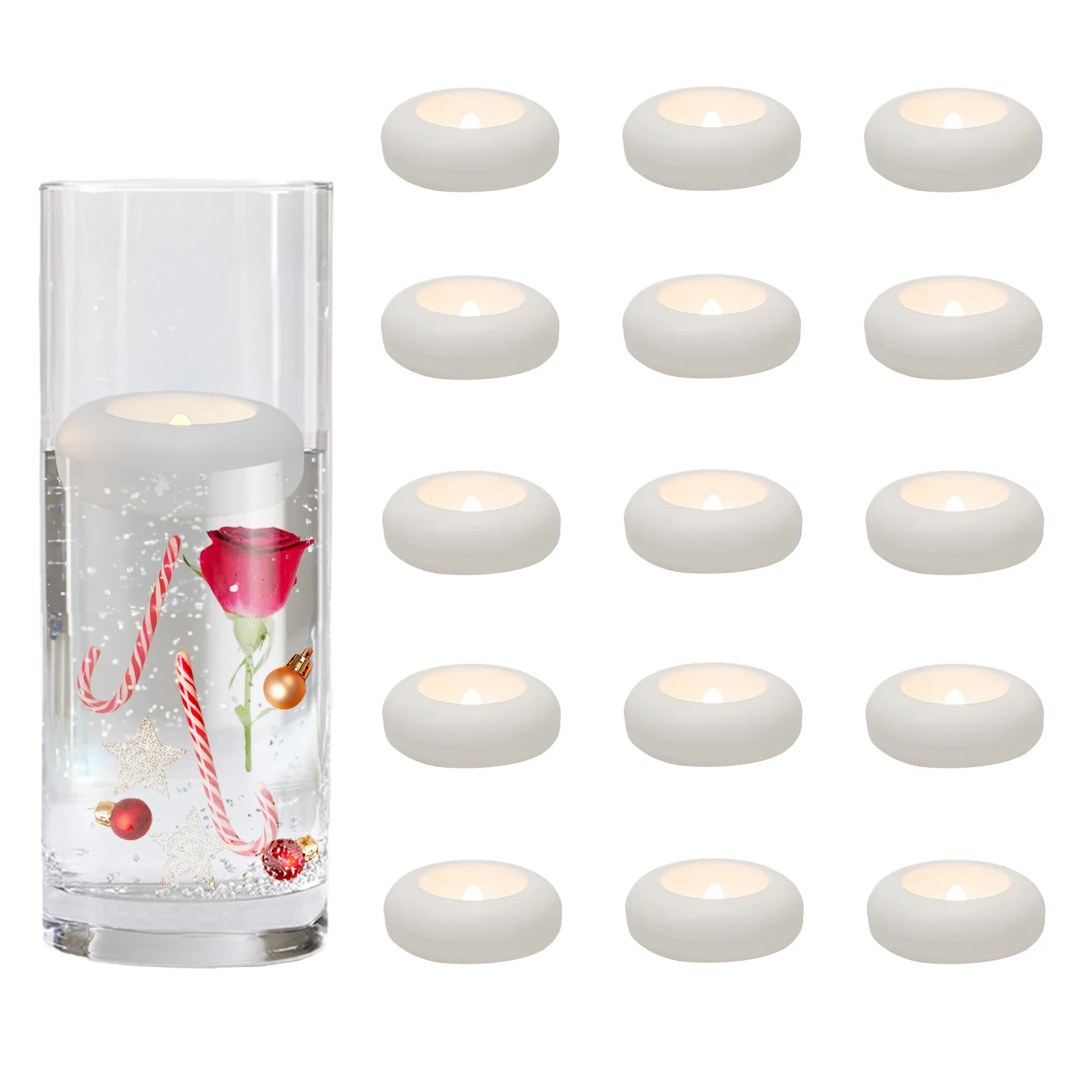 Flameless Led Floating Candles Battery Operate Waterproof for Cylinder Vases Centerpieces at Wedding Decor Party Pool
Flameless Led Floating Candles Battery Operate Waterproof for Cylinder Vases Centerpieces at Wedding Decor Party Pool