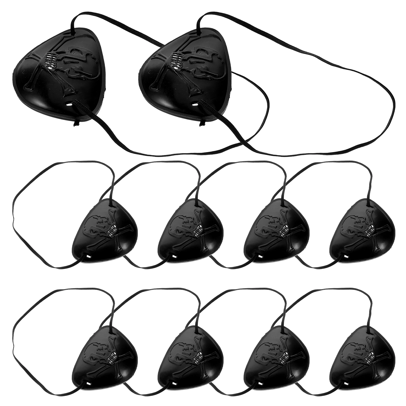 10 Pcs Eyepatch Eyepatch For Adults Black Plastic Skull Design Halloween Party Accessories for Adults Kids Cosplay
10 Pcs Eyepatch Eyepatch For Adults Black Plastic Skull Design Halloween Party Accessories for Adults Kids Cosplay