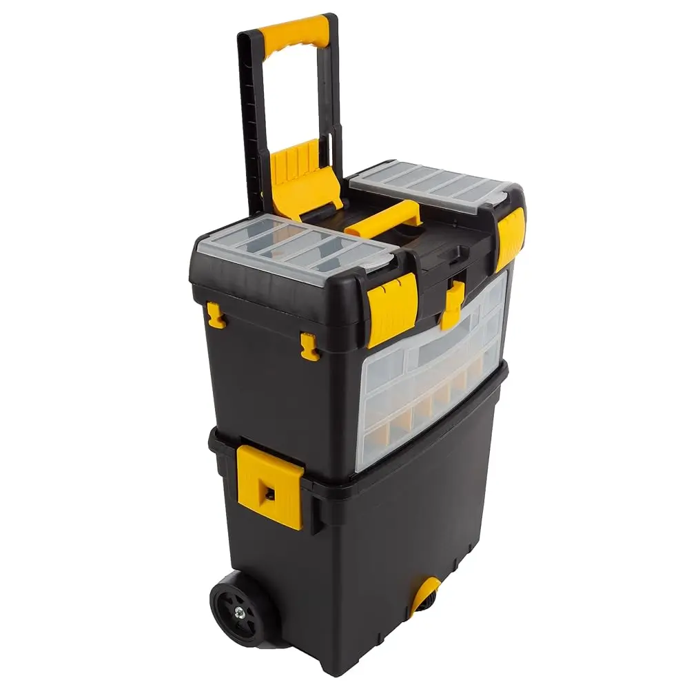 Rolling Tool Box With Wheels, Foldable Comfort Handle, And Removable Top – Toolbox Organizers And Storage By
Rolling Tool Box With Wheels, Foldable Comfort Handle, And Removable Top – Toolbox Organizers And Storage By