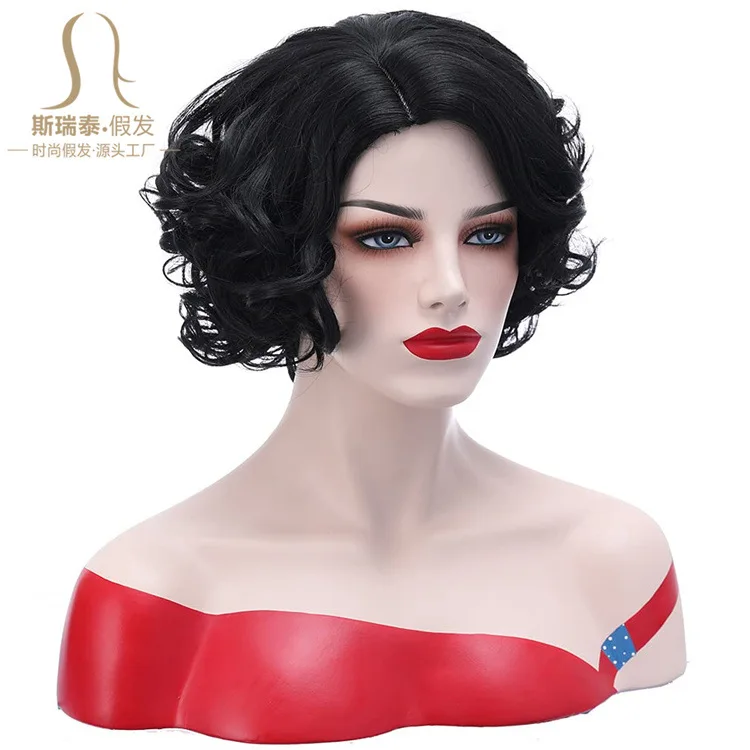 15-color 1920s Retro Wig Short Cap Wig Drawn Short Roll High Temperature Silk Cheongsam Wig Great Gatsby Party Cosplay
15-color 1920s Retro Wig Short Cap Wig Drawn Short Roll High Temperature Silk Cheongsam Wig Great Gatsby Party Cosplay