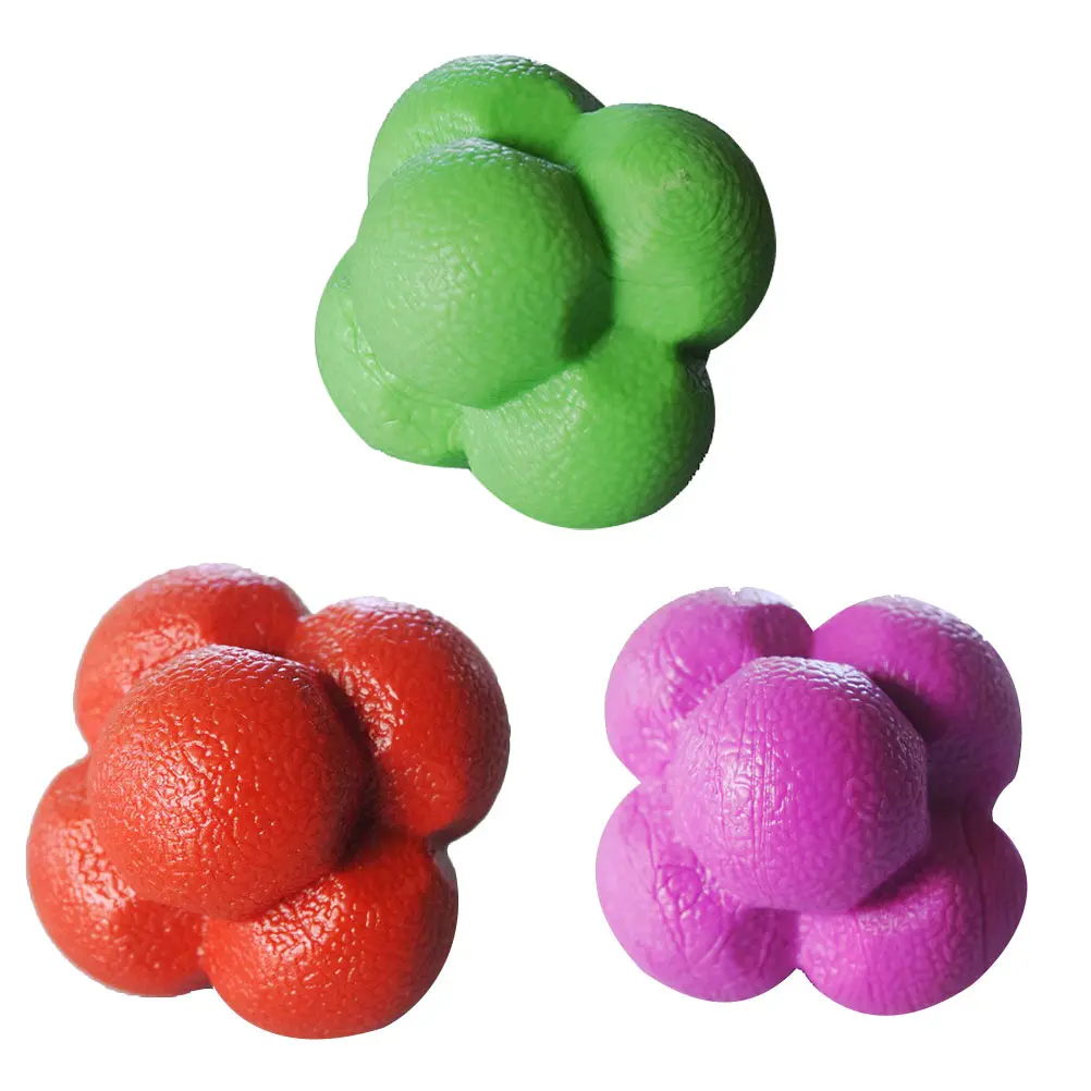 3 Pcs Reaction Ball High Elasticity Fitness Silica Gel Sports Balls Agility Training Hexagonal Exercise Indoor
3 Pcs Reaction Ball High Elasticity Fitness Silica Gel Sports Balls Agility Training Hexagonal Exercise Indoor