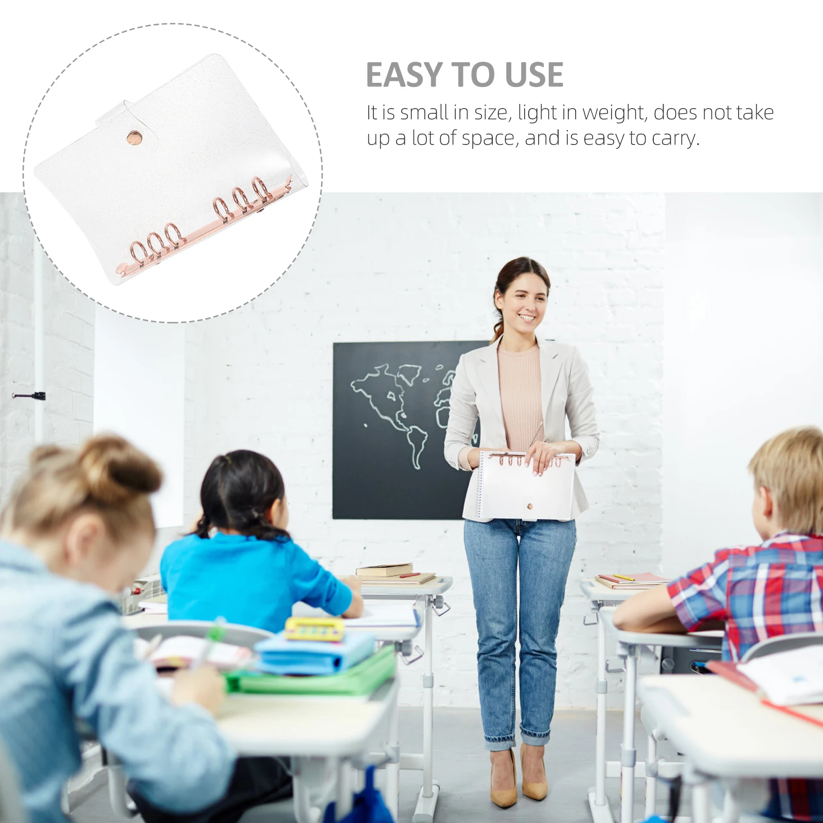 PVC Notebook Cover Binder Notebook Shell A5 Protective Cover for School Office Handbook Case Journal Book
PVC Notebook Cover Binder Notebook Shell A5 Protective Cover for School Office Handbook Case Journal Book