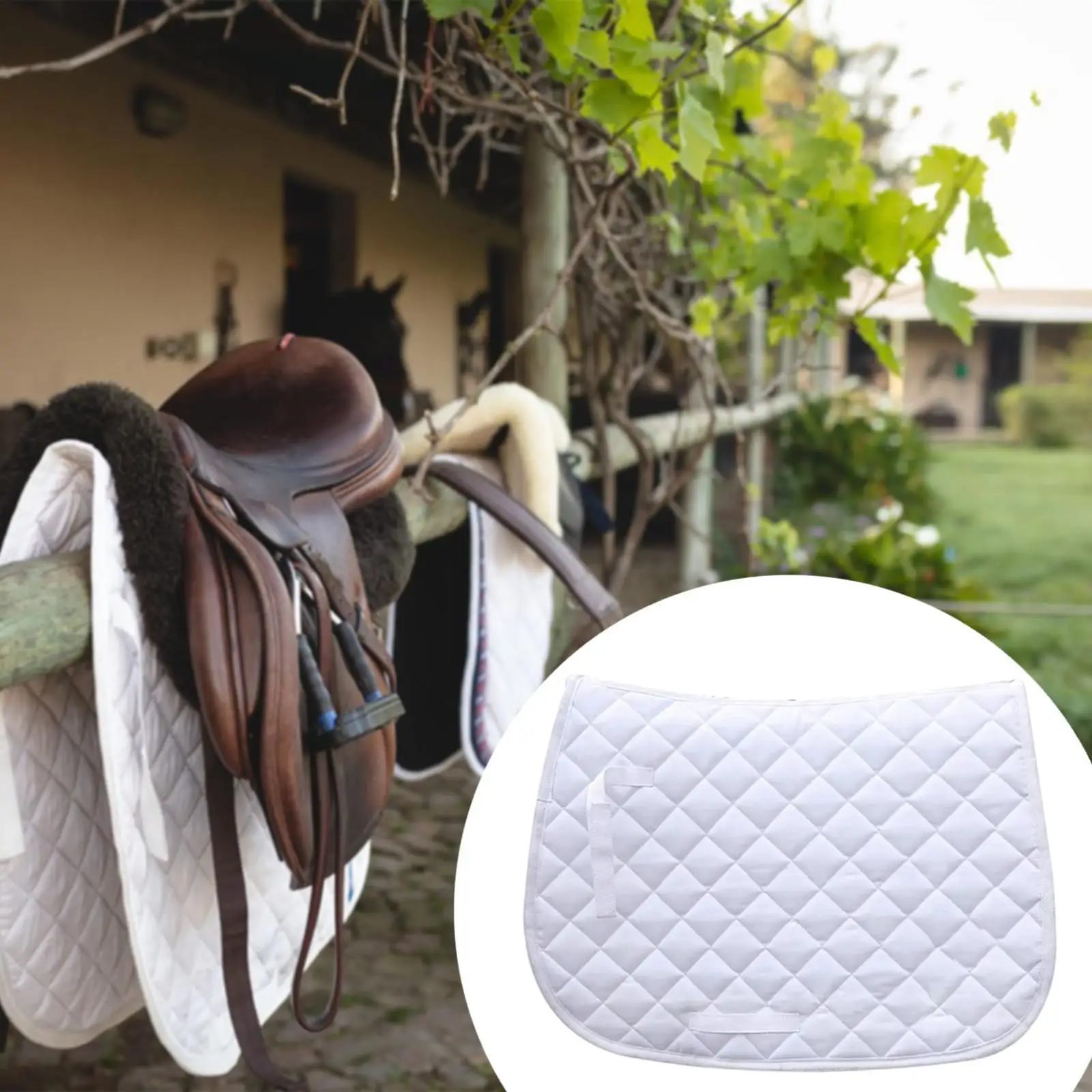 Western Saddle Pad for Horse Breathable Riding Cushion Thick Shock Absorber Equipment for Equestrians
Western Saddle Pad for Horse Breathable Riding Cushion Thick Shock Absorber Equipment for Equestrians