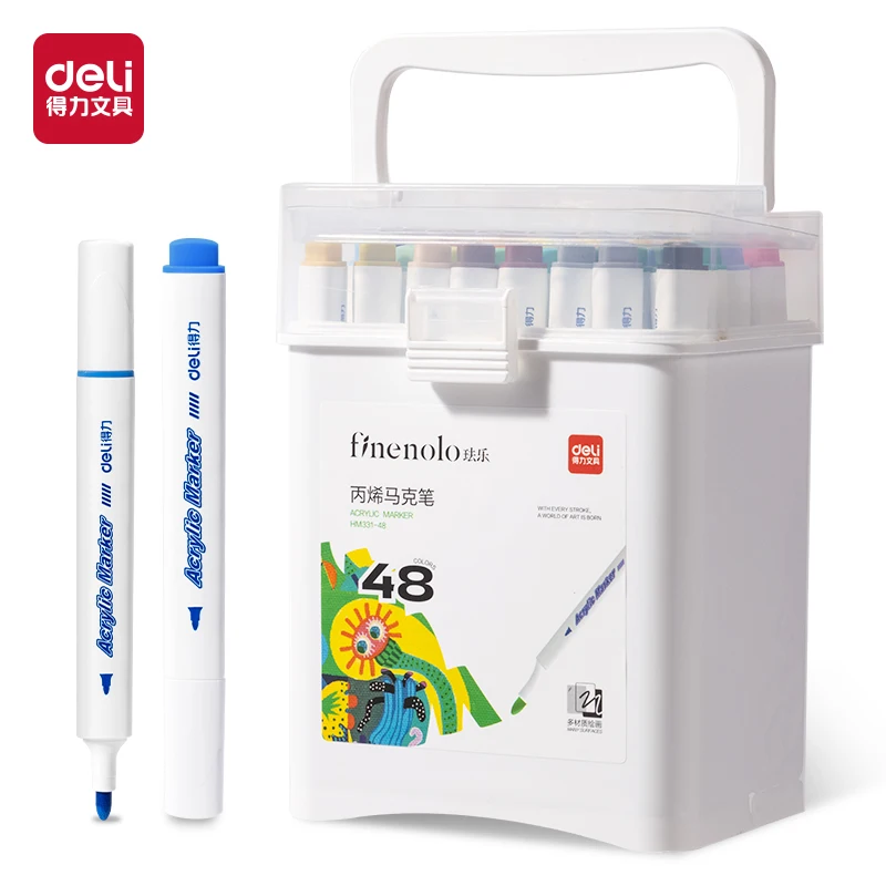 Deli HM331-48 акриловые маркировочные ручки нетоксичные разноцветные 48 цветов Ручка для детей студентов художественная цветная ручка для творчества
Deli HM331-48 акриловые маркировочные ручки нетоксичные разноцветные 48 цветов Ручка для детей студентов художественная цветная ручка для творчества