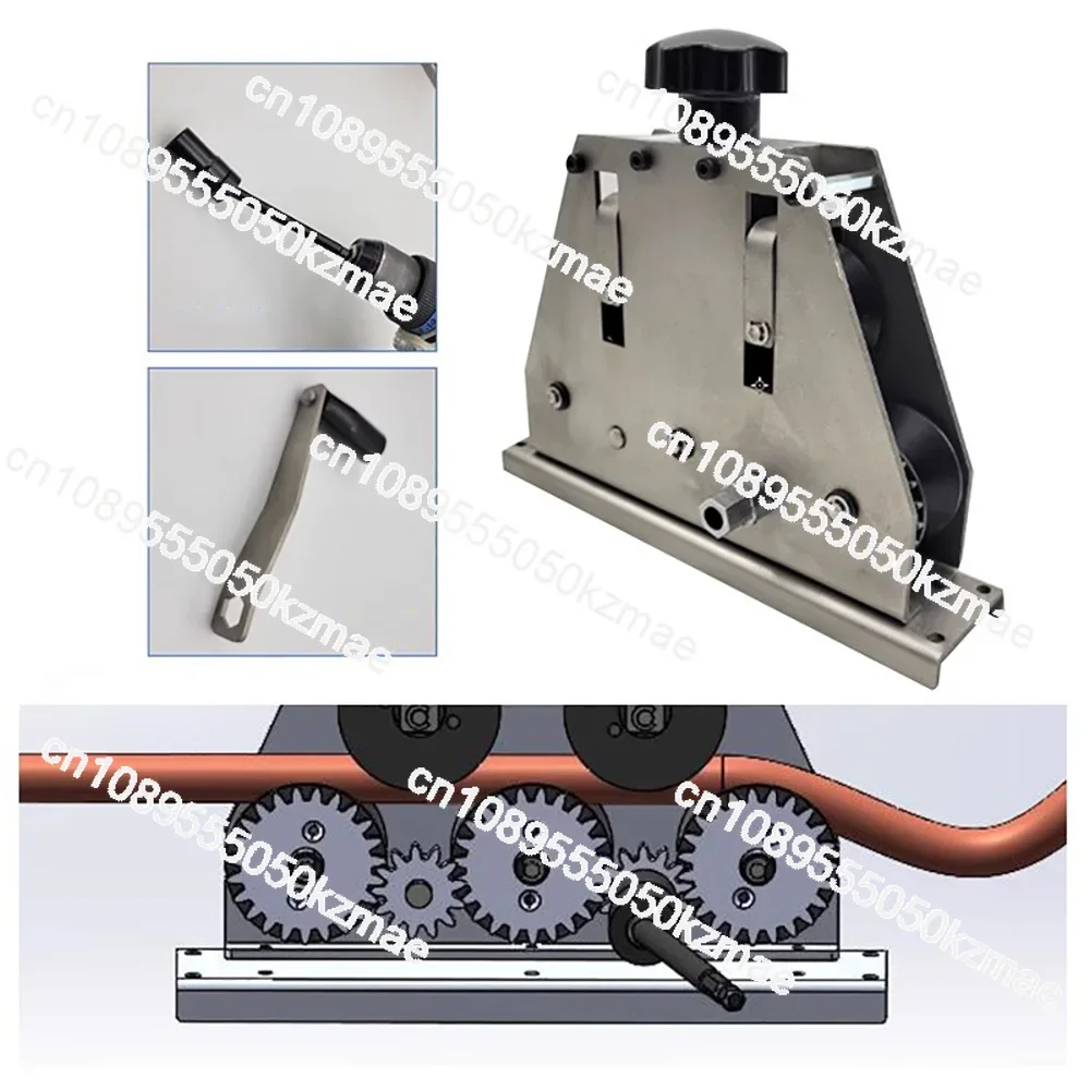 Efficient 3-Roller Pipe Straightener, Handheld Tool for 6-25mm Copper Aluminum Tubes in Repair and Installation
Efficient 3-Roller Pipe Straightener, Handheld Tool for 6-25mm Copper Aluminum Tubes in Repair and Installation