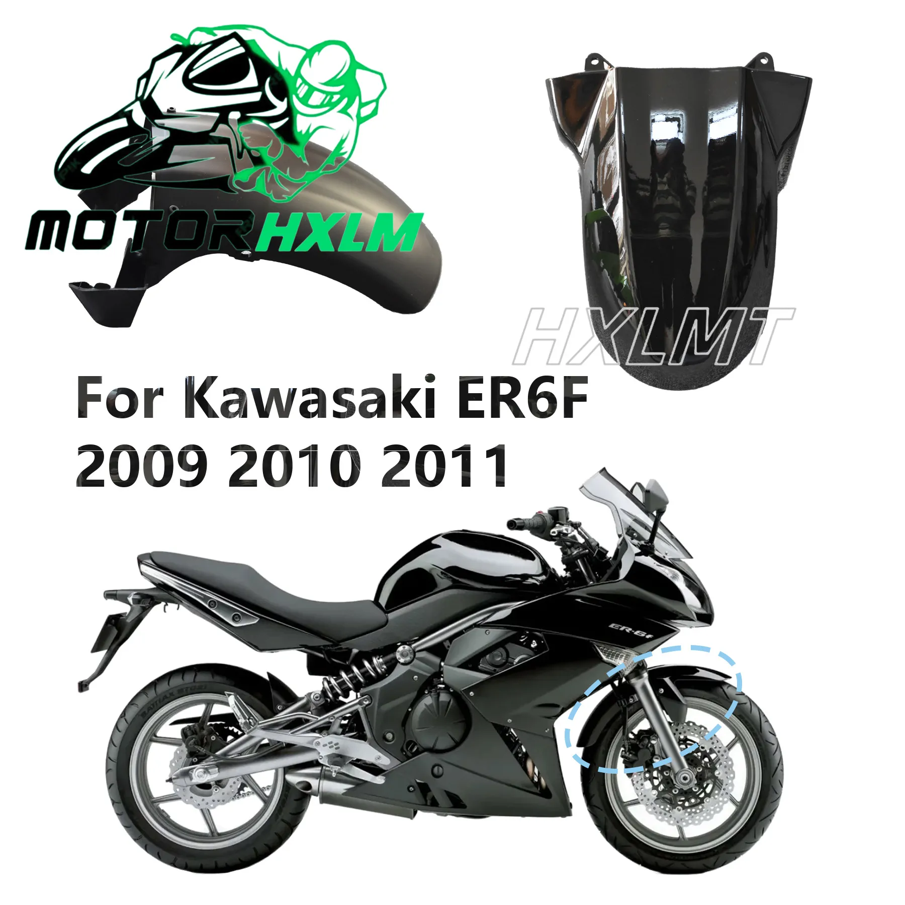 Fit For Kawasaki ER6F Ninja 650R Ninja650 2009 2010 2011 Motorcycle ABS Front Fender Mudguard Tire Splash Mud Guard Cover
Fit For Kawasaki ER6F Ninja 650R Ninja650 2009 2010 2011 Motorcycle ABS Front Fender Mudguard Tire Splash Mud Guard Cover