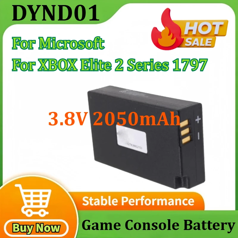 For Microsoft XBOX Elite 2 Series 1797 Capacity DYND01 3.8V 2050mAh Battery
For Microsoft XBOX Elite 2 Series 1797 Capacity DYND01 3.8V 2050mAh Battery