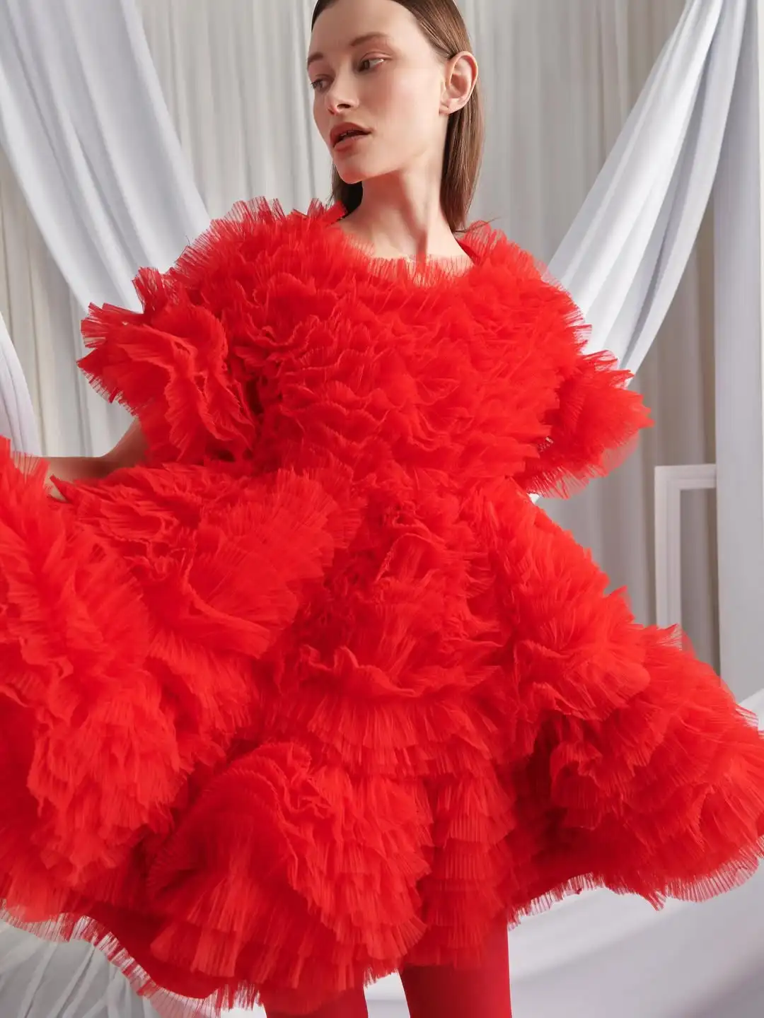 Прекрасное красное многослойное тюлевое платье 2026, весеннее пышное сетчатое короткое платье для выпускного вечера, милое женское платье на день рождения, костюм فساتين س
Прекрасное красное многослойное тюлевое платье 2026, весеннее пышное сетчатое короткое платье для выпускного вечера, милое женское платье на день рождения, костюм فساتين س