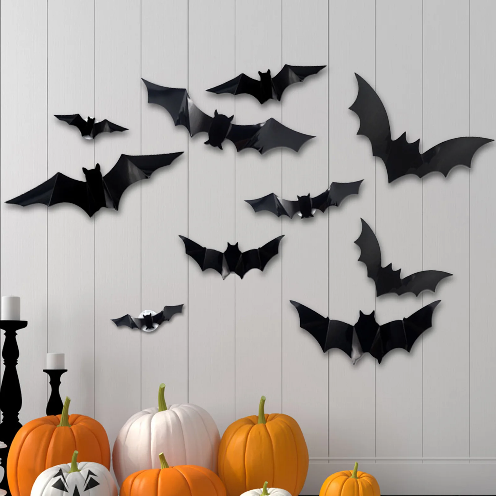 Halloween Bats Wall Decor Lighted 3D Bat Stickers LED Halloween 3D Bats Decorations Wall Stickers for Halloween Party Supplies
Halloween Bats Wall Decor Lighted 3D Bat Stickers LED Halloween 3D Bats Decorations Wall Stickers for Halloween Party Supplies