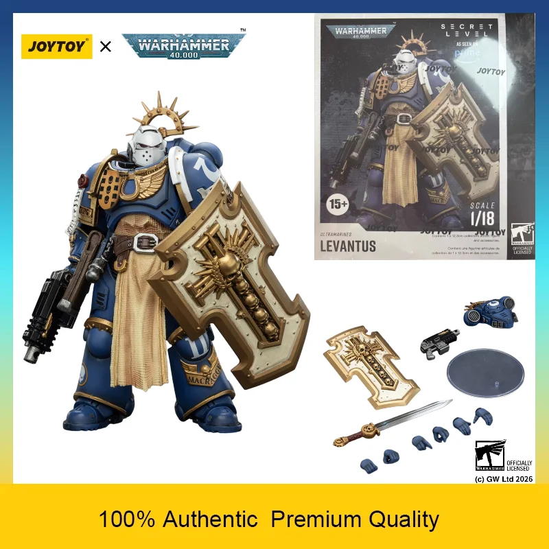 JOYTOY Warhammer 40K Secret Level Exclusive Ultramarines Bladeguard Veteran Levantus Fully Articulated Collectible Action Figure
JOYTOY Warhammer 40K Secret Level Exclusive Ultramarines Bladeguard Veteran Levantus Fully Articulated Collectible Action Figure
