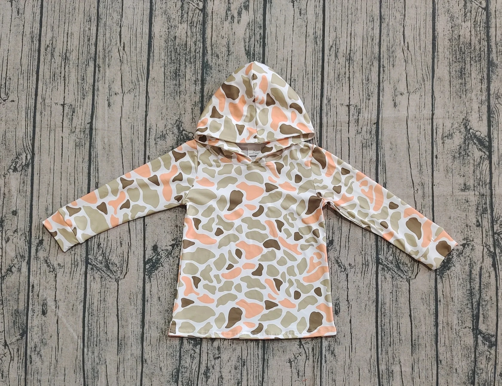 Wholesale Baby Boy T-shirt Sweatshirt Kids Children Hoodie Clothing Toddler Long Sleeves Green Orange Camo Sportswear Tee Shirt
Wholesale Baby Boy T-shirt Sweatshirt Kids Children Hoodie Clothing Toddler Long Sleeves Green Orange Camo Sportswear Tee Shirt