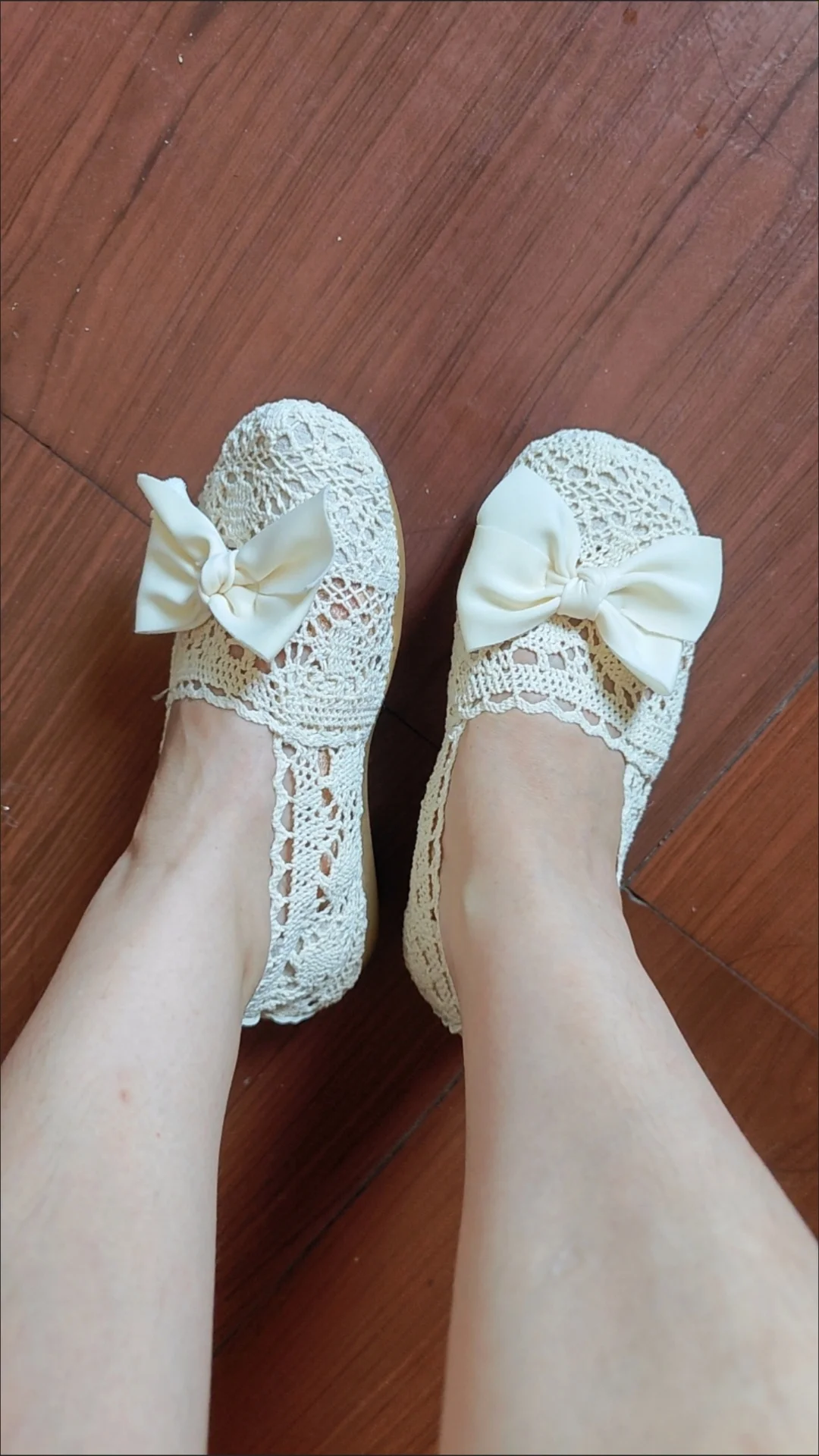 Designer Pregnant Shoes Women Mother Bow Lace Loafers Non-slip Breathable Mesh Cut-outs Ballerina Flats
Designer Pregnant Shoes Women Mother Bow Lace Loafers Non-slip Breathable Mesh Cut-outs Ballerina Flats