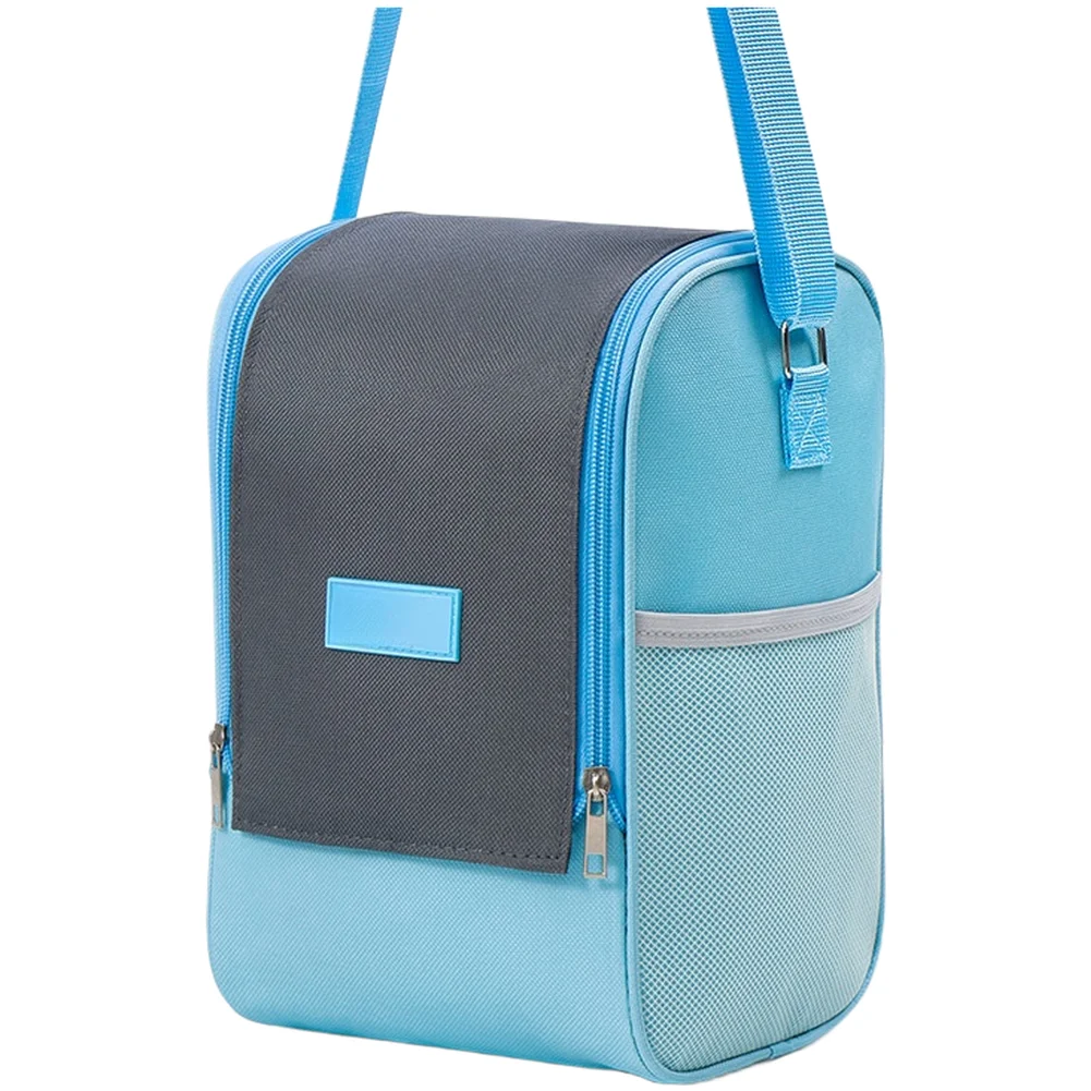 Insulated Picnic Backpack Lunch Bag with Oxford Fabric Pearl Cotton Aluminum Foil Lining 14x14x23cm Light Blue
Insulated Picnic Backpack Lunch Bag with Oxford Fabric Pearl Cotton Aluminum Foil Lining 14x14x23cm Light Blue