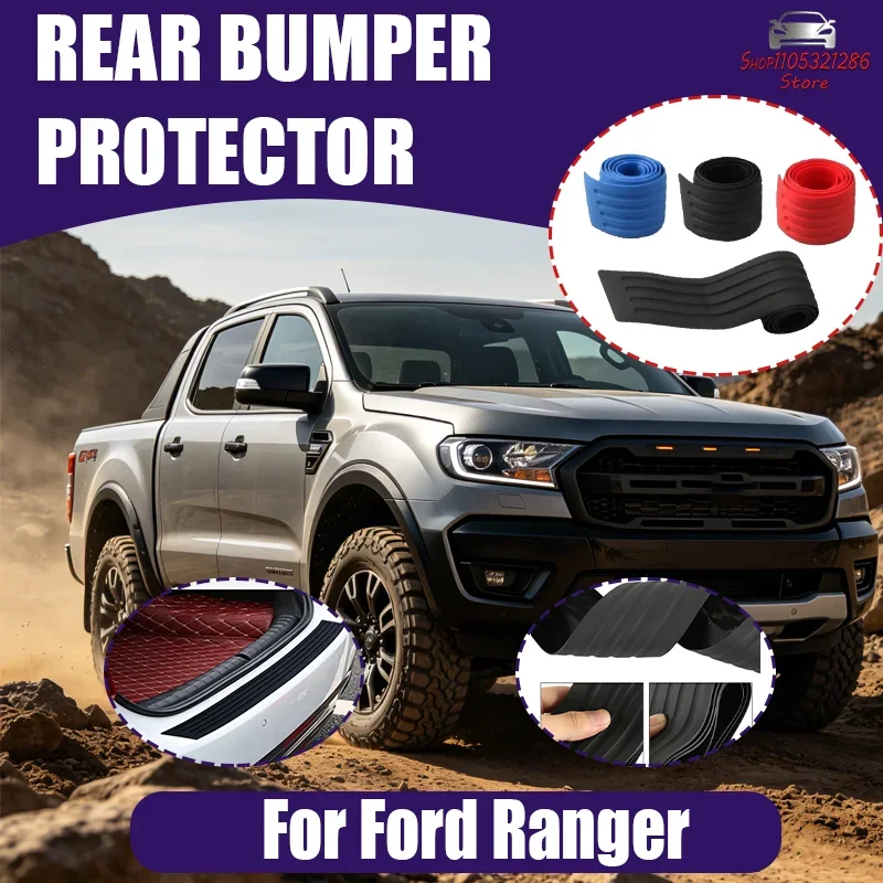 Car trunk door sill plate protector anti-scratch rear bumper protector rubber molded pad trim for Ford Ranger
Car trunk door sill plate protector anti-scratch rear bumper protector rubber molded pad trim for Ford Ranger