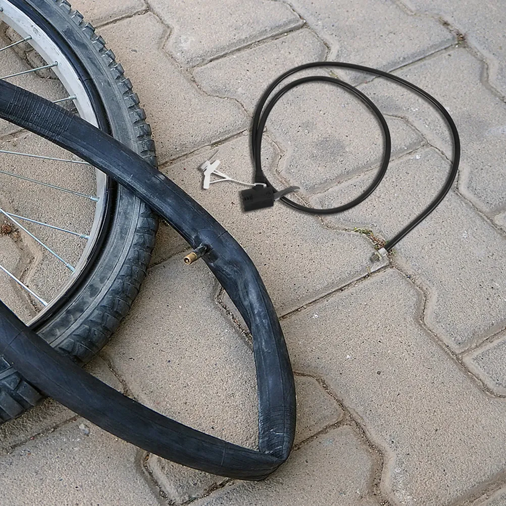 Bike Tire Inflator Hose Air Compressor Accessory High Pressure Reusable Air Hose Adapter for Bicycle Pump with Gauge Compact
Bike Tire Inflator Hose Air Compressor Accessory High Pressure Reusable Air Hose Adapter for Bicycle Pump with Gauge Compact