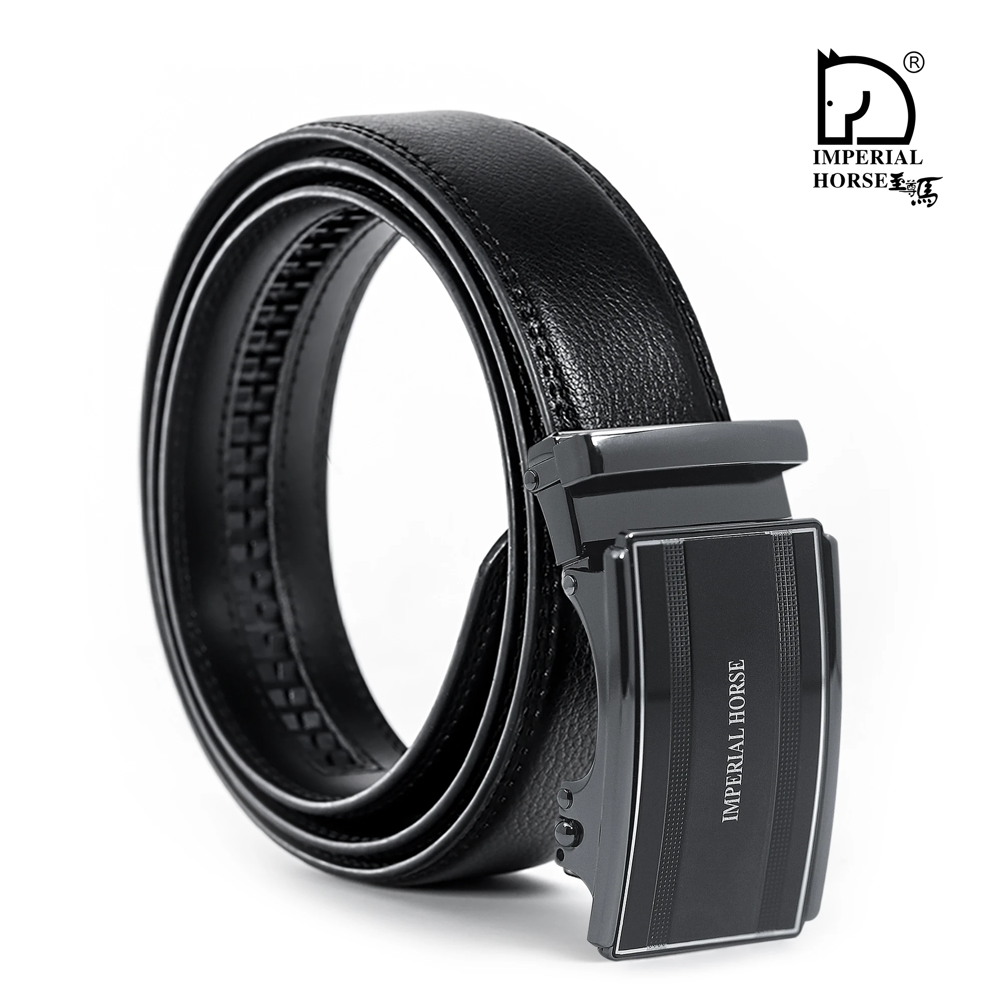 Imperial Horse Men's Genuine Cowhide Leather Belt with Gift Box -Black Automatic buckle 916
Imperial Horse Men's Genuine Cowhide Leather Belt with Gift Box -Black Automatic buckle 916