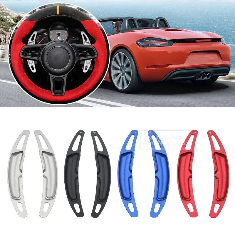 Car Aluminum Alloy Steering Wheel Paddle Shifter DSG Shift Paddle Extension for Porsche Macan Cayenne Panamera 911 918 718 918
Car Aluminum Alloy Steering Wheel Paddle Shifter DSG Shift Paddle Extension for Porsche Macan Cayenne Panamera 911 918 718 918