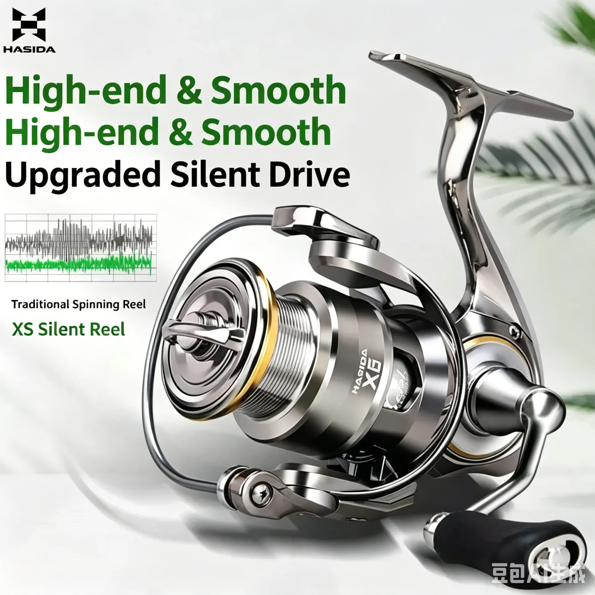 HASIDA X6 PRO Spinning Reel High End Spooth Upgraded Silent Drive for Freshwater & Light Saltwater Fishing
HASIDA X6 PRO Spinning Reel High End Spooth Upgraded Silent Drive for Freshwater & Light Saltwater Fishing